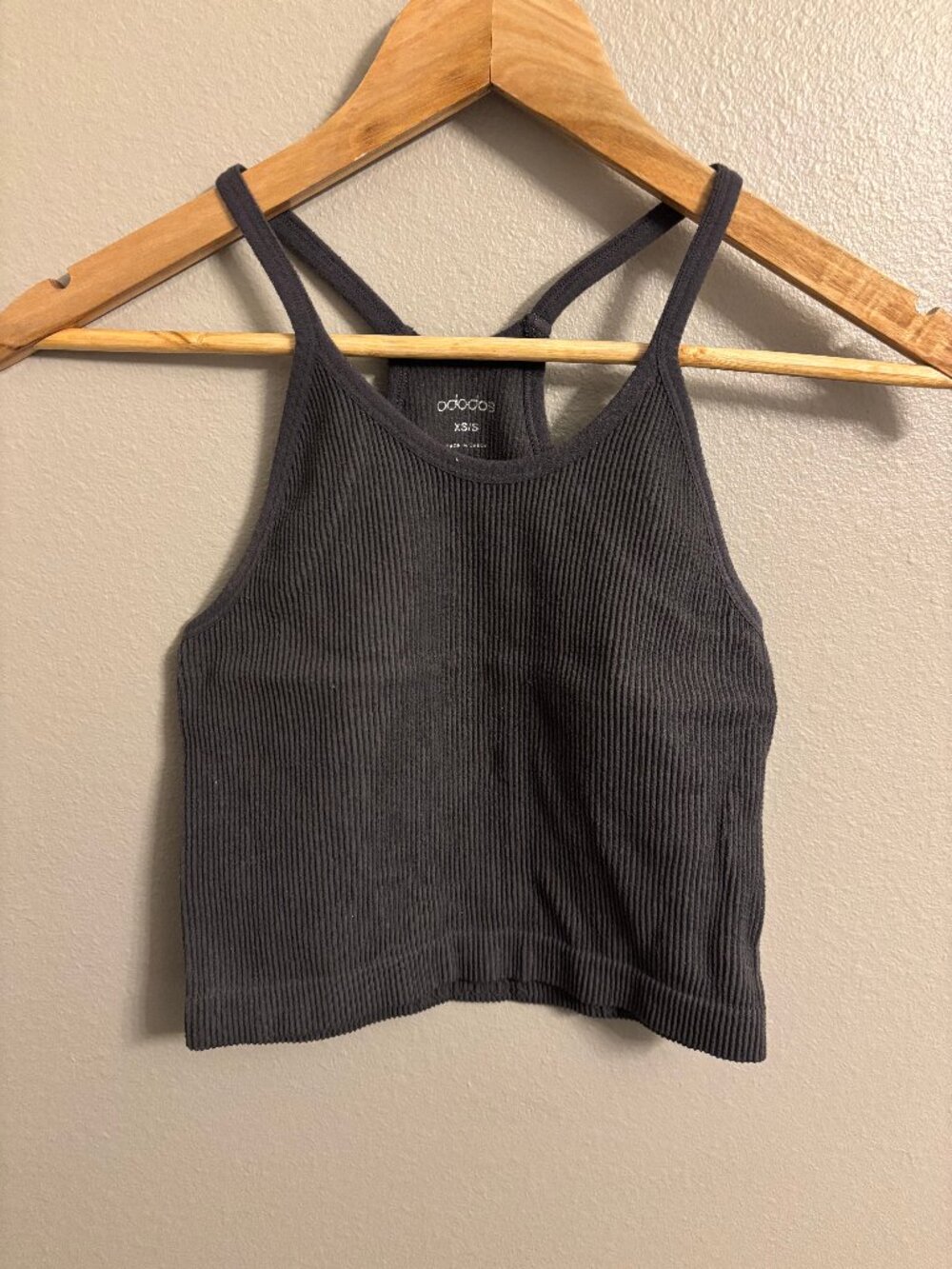 Ododos ribbed cropped tank